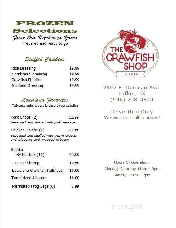 /31245506/The-Crawfish-Shop-Lufkin-TX - Lufkin, TX