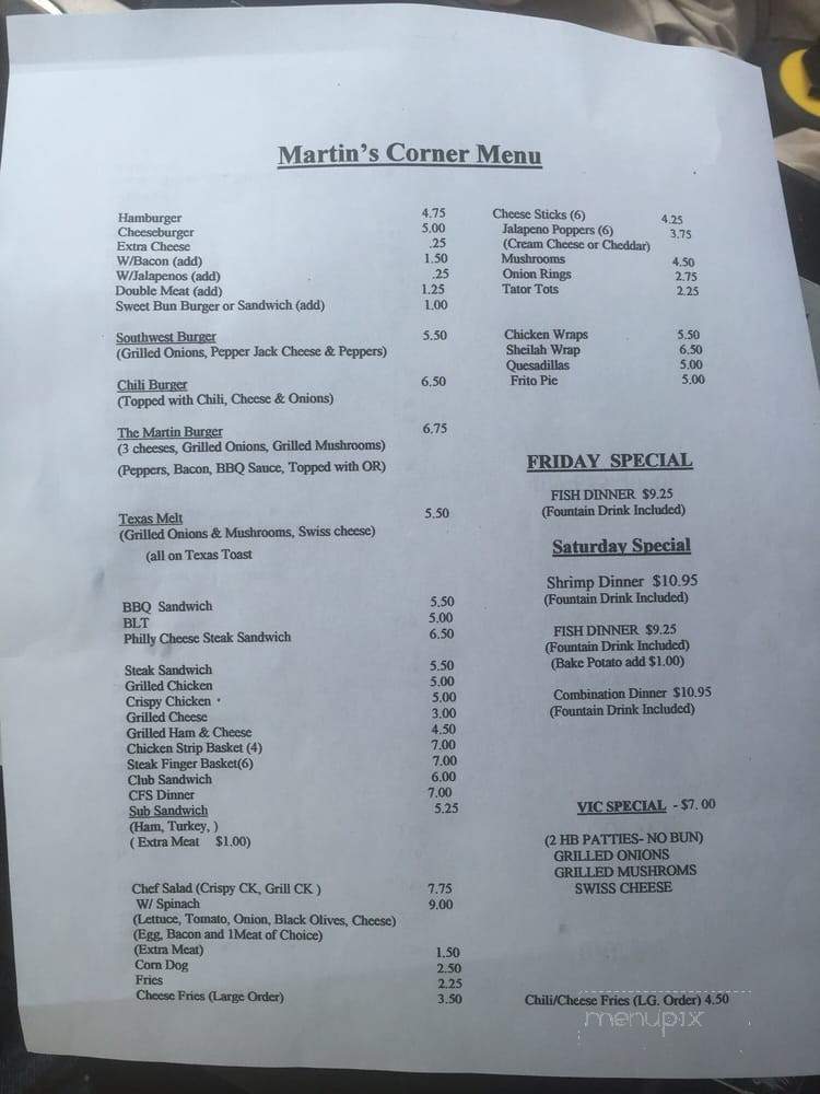 /30980356/Martins-corner-Grill-Milam-TX - Milam, TX