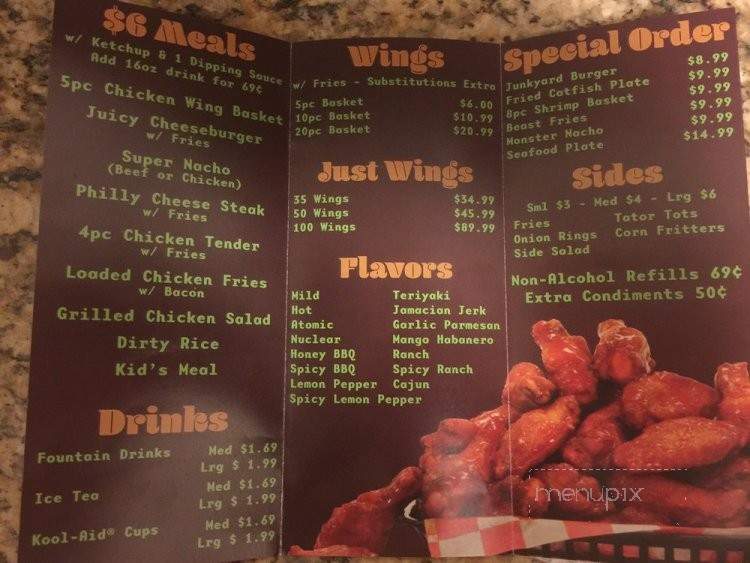 Hawaiian Shaved Ice & Cuisine - Arlington, TX menu_pic