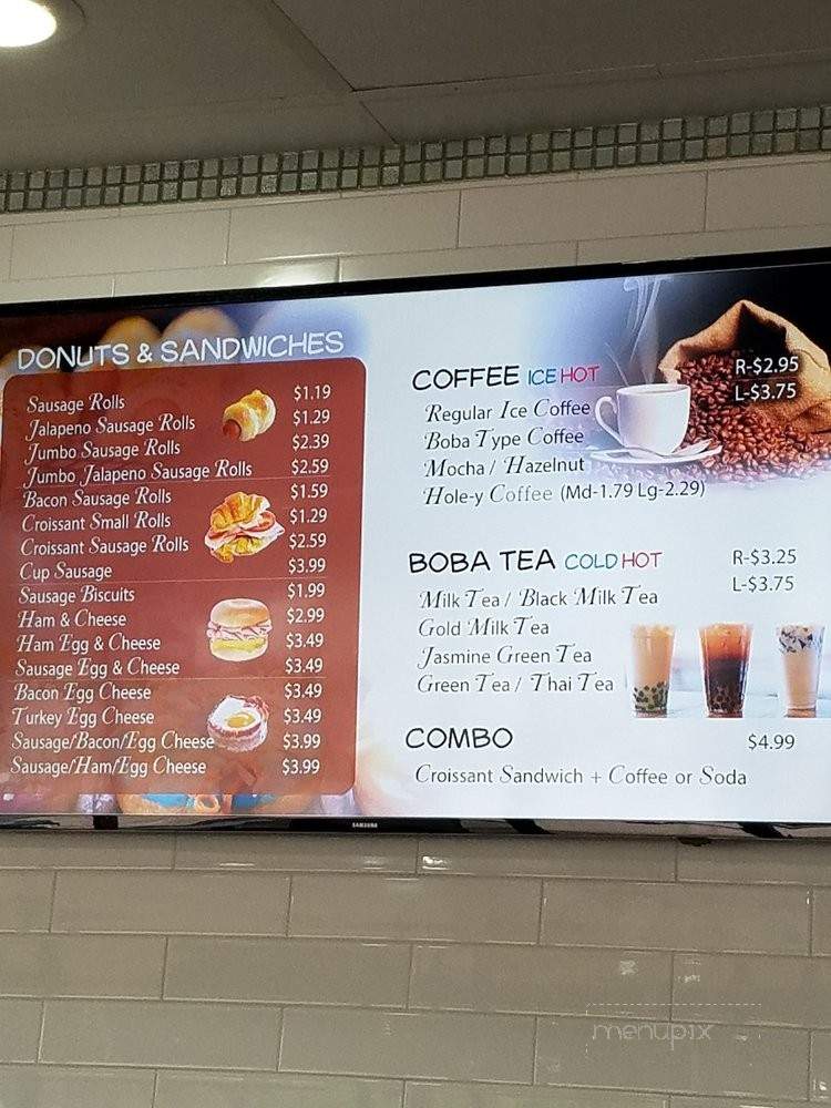 Hole-y Boba & Donuts - Bedford, TX menu_pic