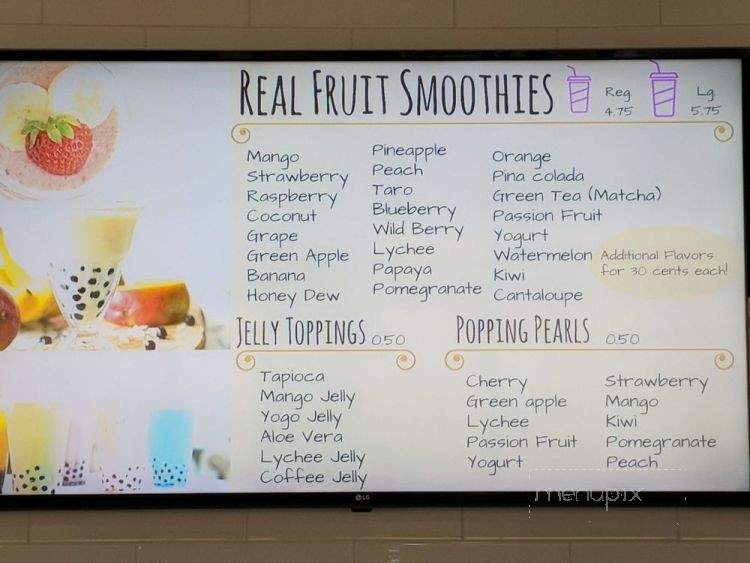 Hole-y Boba & Donuts - Bedford, TX menu_pic