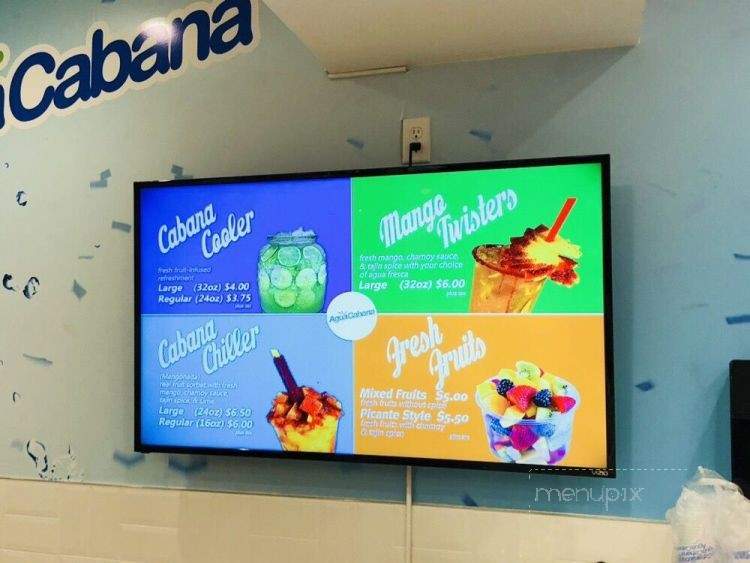 Agua Cabana - Grapevine, TX menu_pic