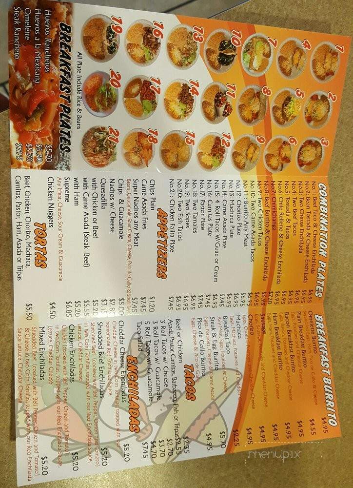 Los Juanitos Mexican Food - Keene, TX menu_pic