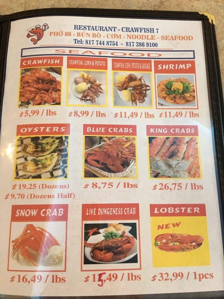Crawfish 7 - Haltom City, TX menu_pic