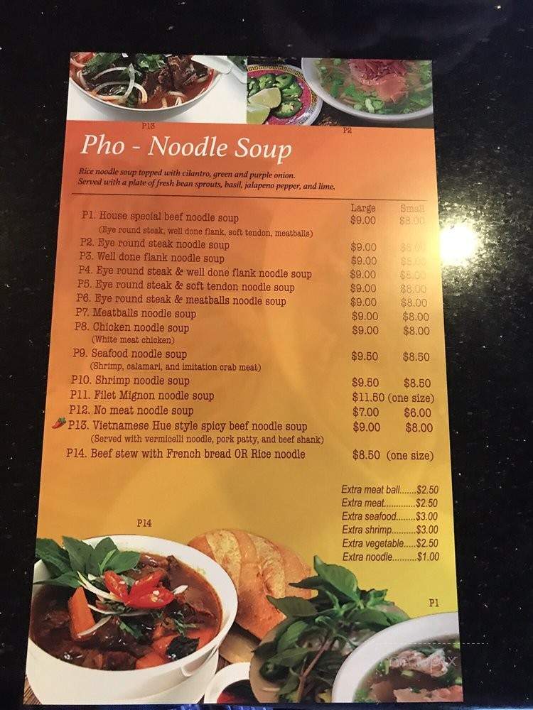 House of Pho - Fort Worth, TX menu_pic