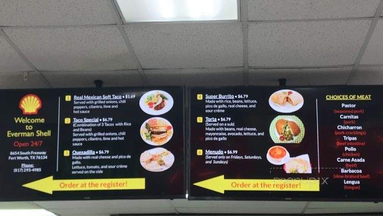 24/7 Tacos - Fort Worth, TX menu_pic