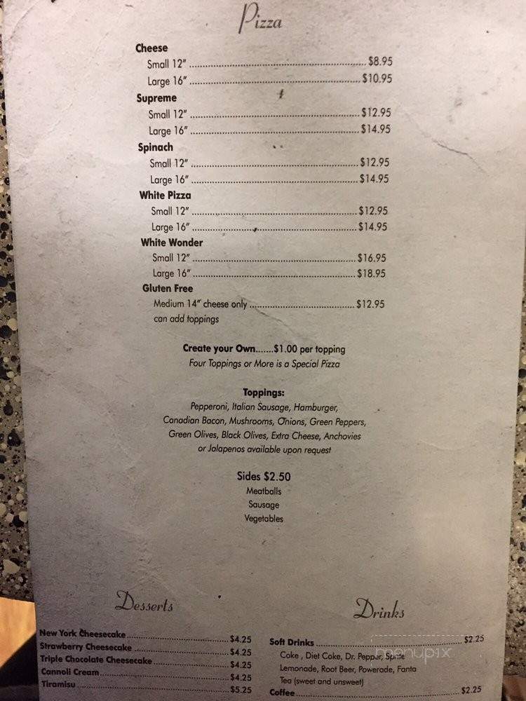 Luigi's Italian Restaurant - Haltom City, TX menu_pic