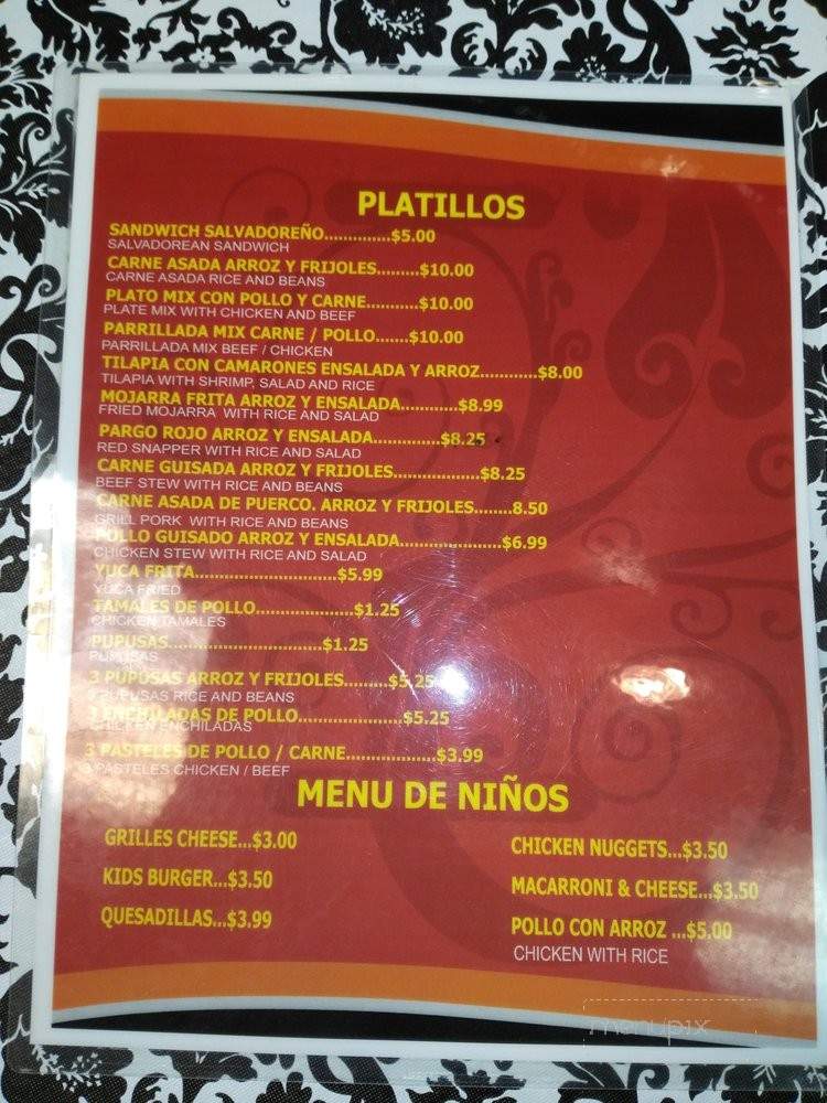 Cocina Latina - North Richland Hills, TX menu_pic