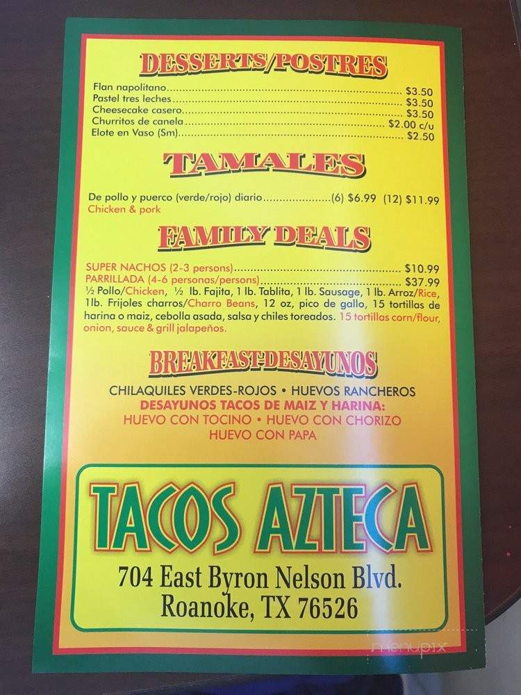 /31222074/Tacos-Azteca-Roanoke-TX - Roanoke, TX