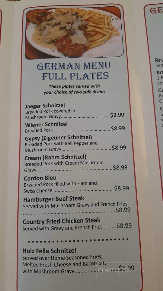 Ding Dong Cafe - Killeen, TX menu_pic