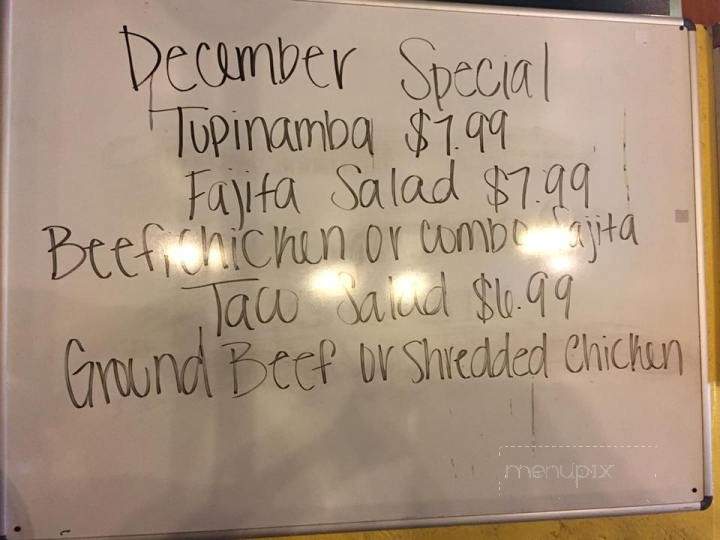 Los Verdes - Whitney, TX menu_pic