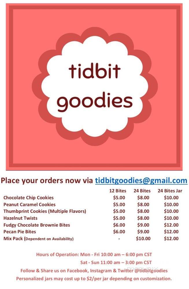 /30570178/Tidbit-Goodies-Menu-Houston-TX - Houston, TX