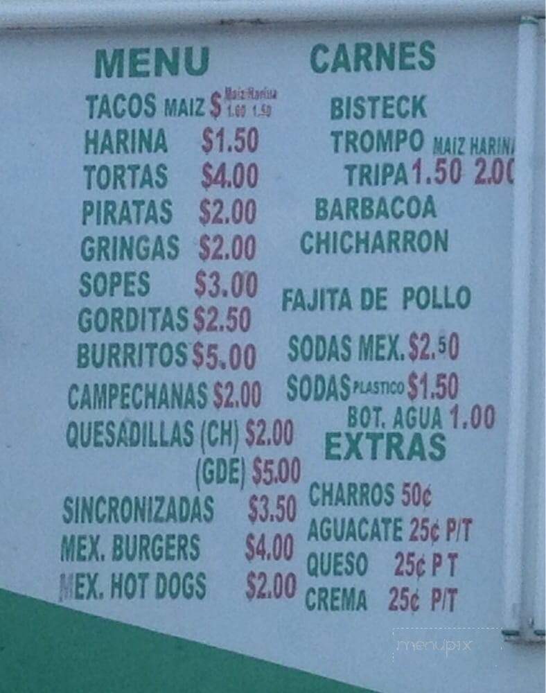El Jalapeno - Houston, TX menu_pic