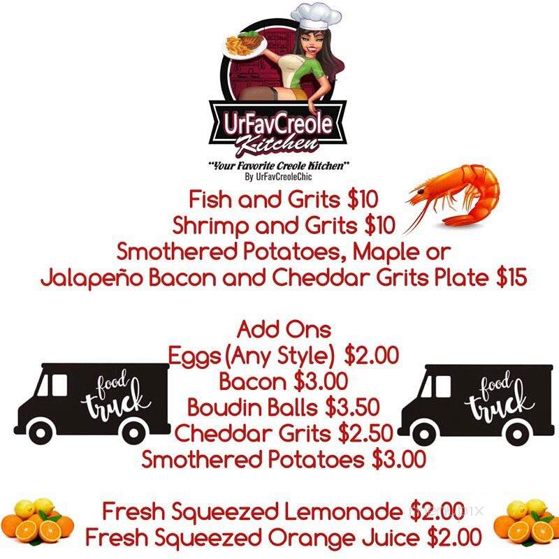 Urfavcreolekitchen - Houston, TX menu_pic
