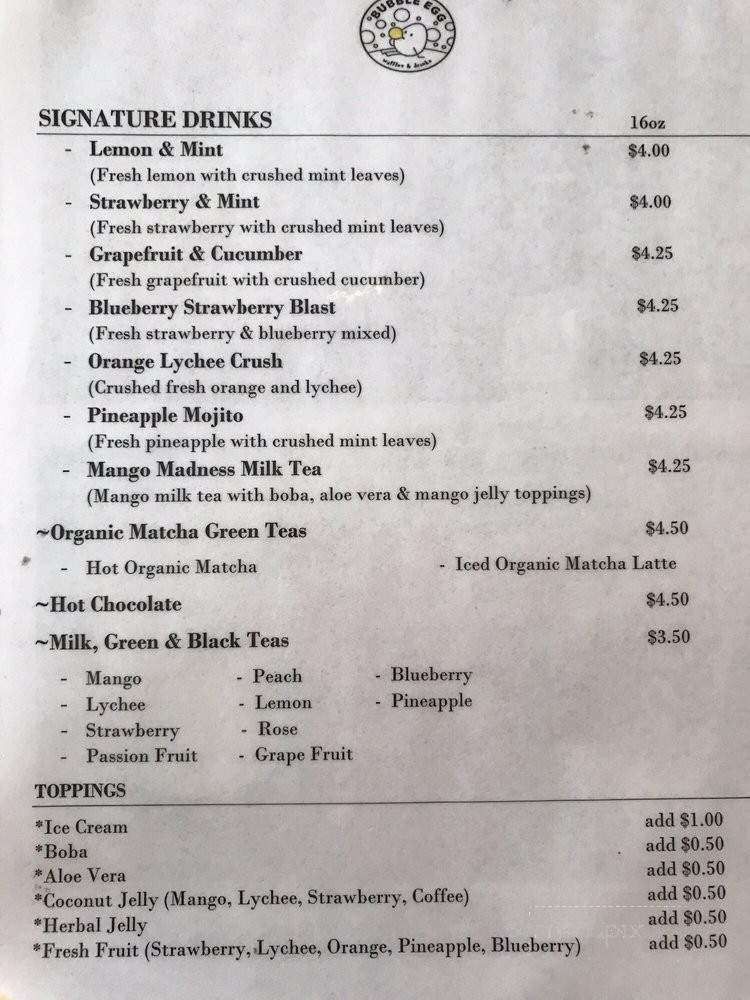 /30216851/Bubble-Egg-Menu-Houston-TX - Houston, TX