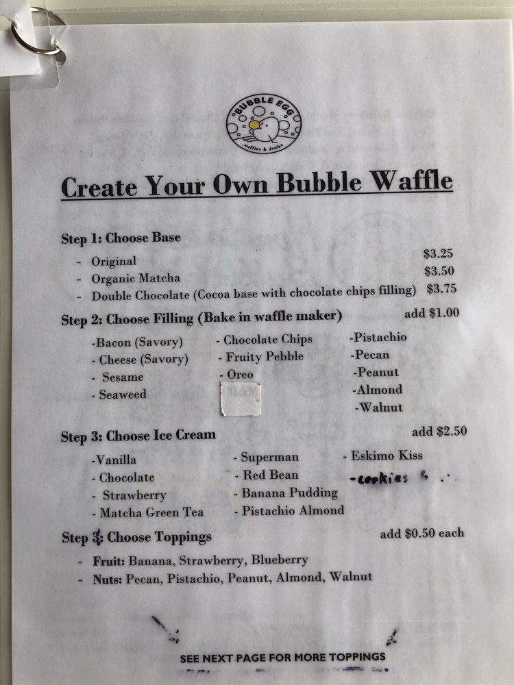 /30216851/Bubble-Egg-Menu-Houston-TX - Houston, TX