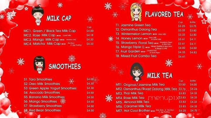 Hot Cool - Houston, TX menu_pic