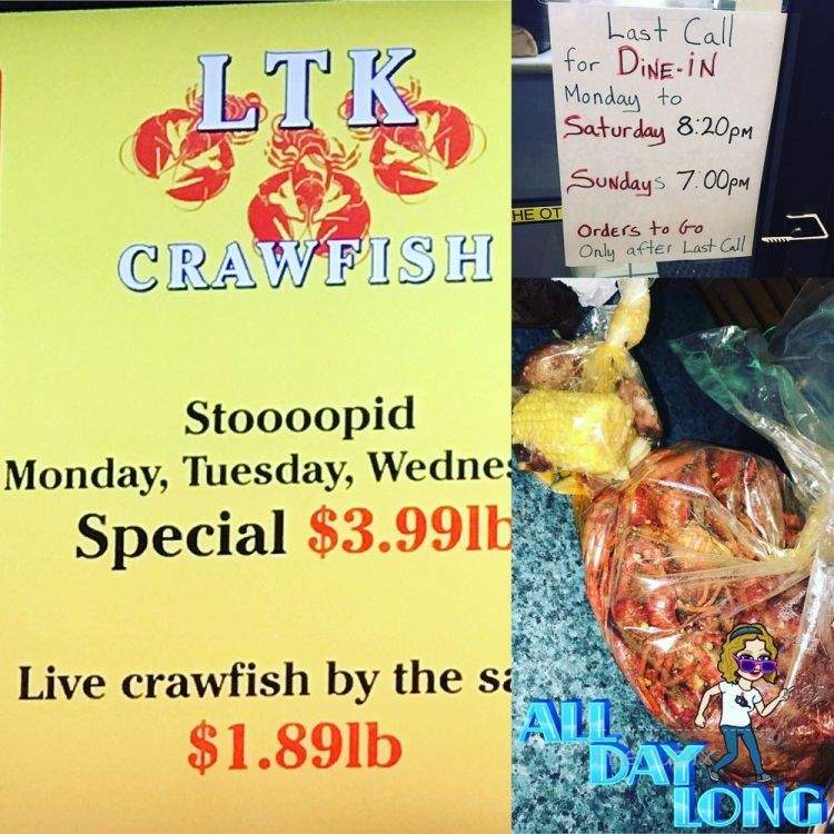 LTK Crawfish - Houston, TX menu_pic