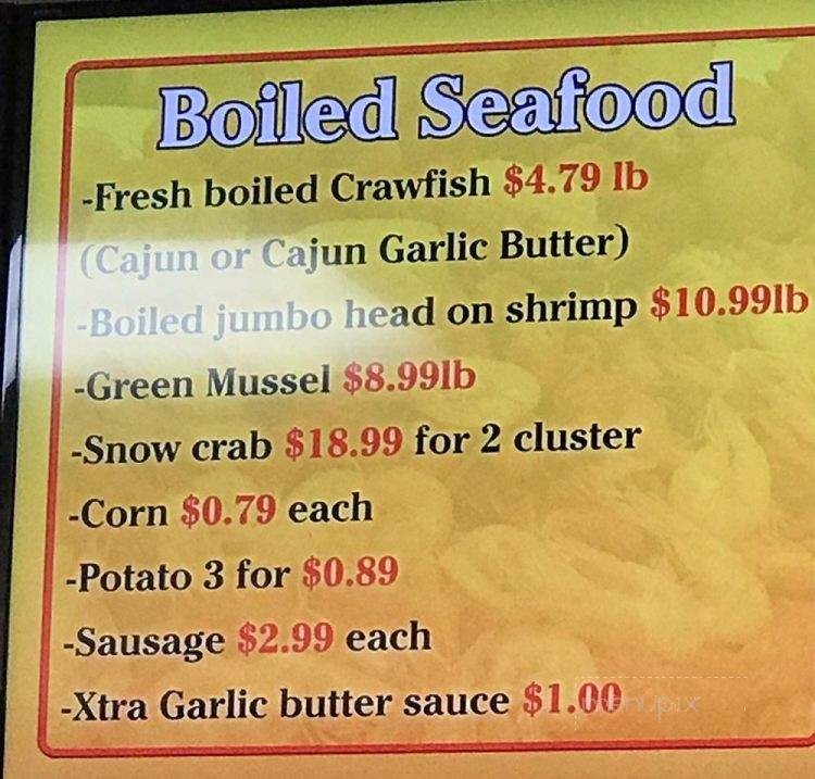 LTK Crawfish - Houston, TX menu_pic