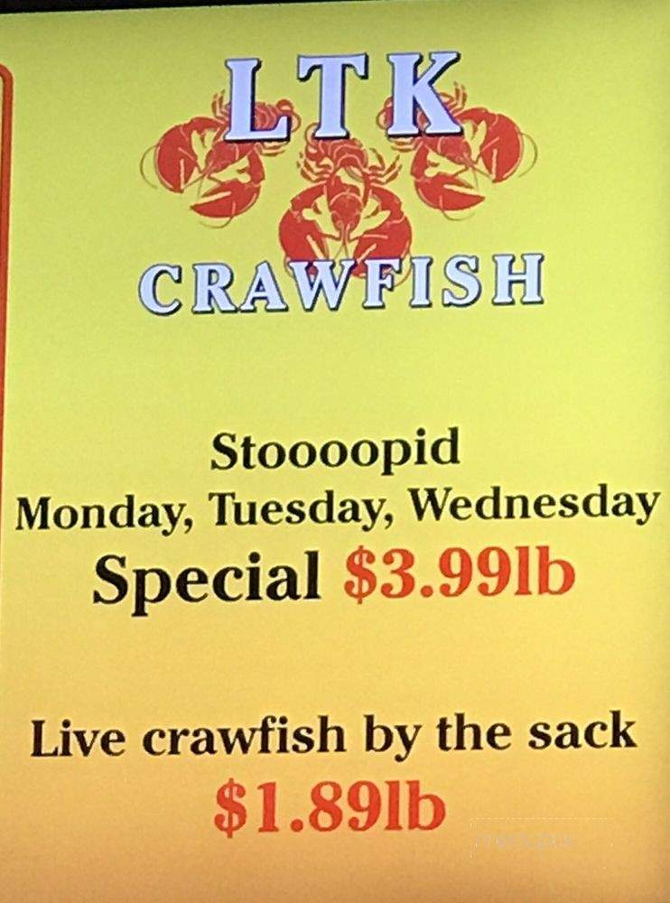 LTK Crawfish - Houston, TX menu_pic