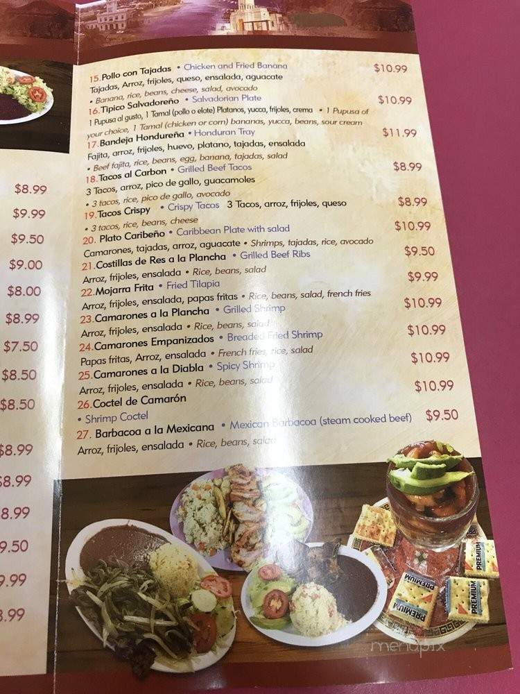 Usuluteco Restaurant - Houston, TX menu_pic