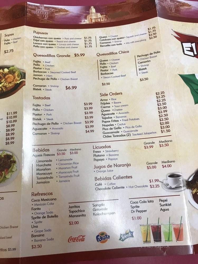 Usuluteco Restaurant - Houston, TX menu_pic