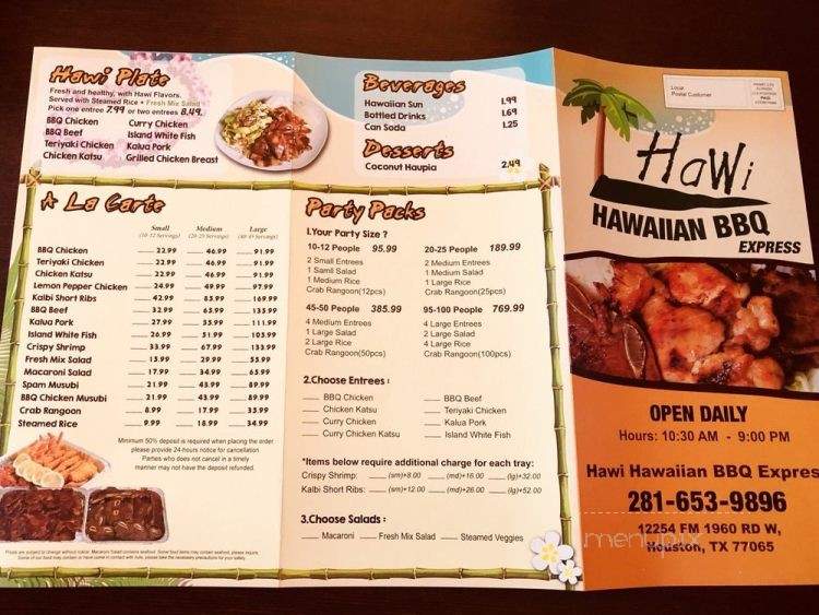 /30864732/Hawi-Hawaiian-BBQ-Express-Menu-Houston-TX - Houston, TX