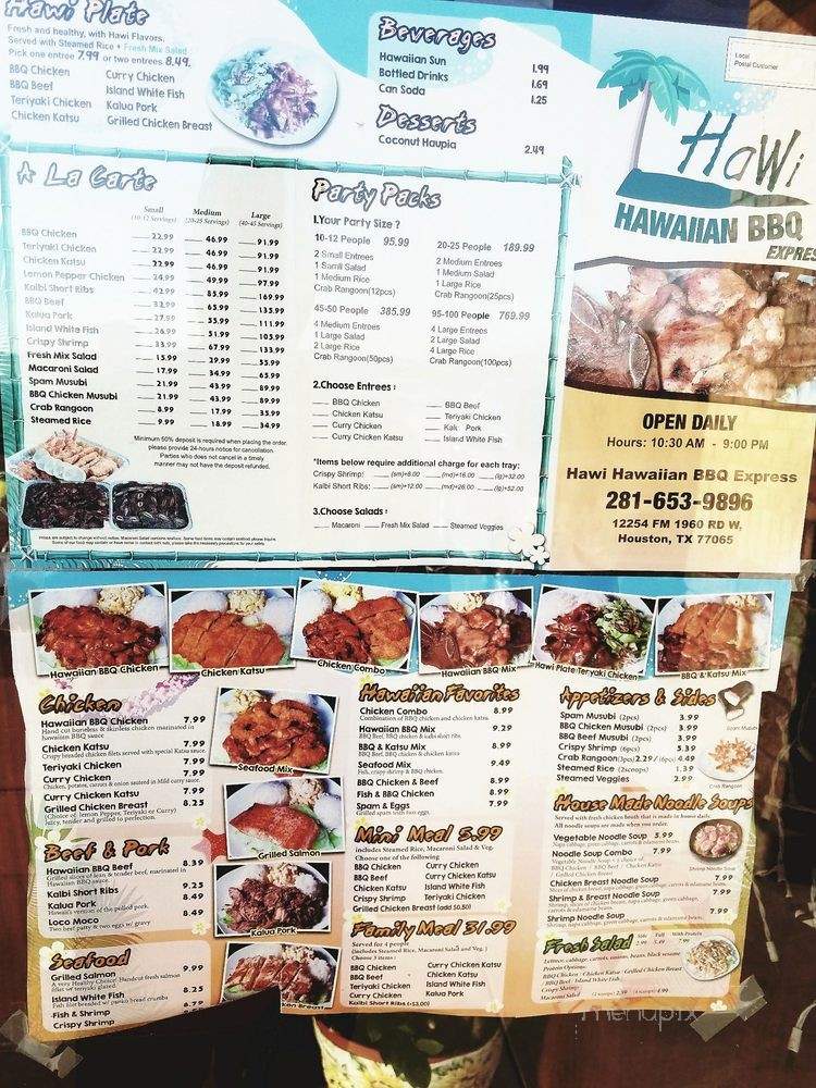 /30864732/Hawi-Hawaiian-BBQ-Express-Menu-Houston-TX - Houston, TX