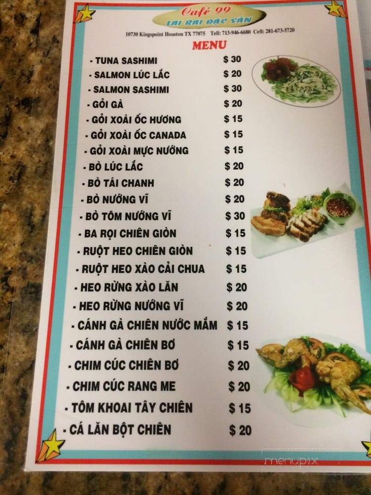 /30698003/Cafe-Vn-99-Menu-Houston-TX - Houston, TX