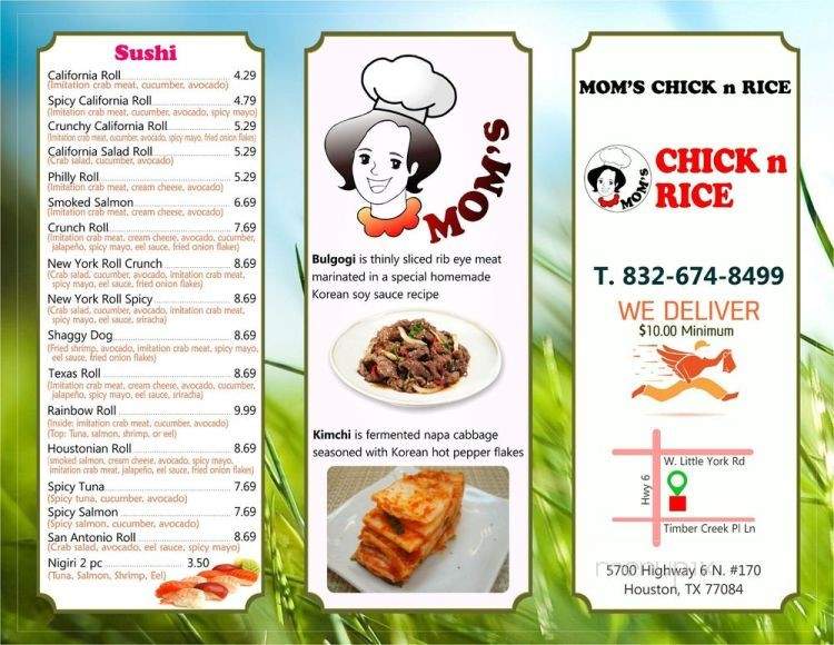 /31015650/Moms-Chick-N-Rice-Menu-Houston-TX - Houston, TX