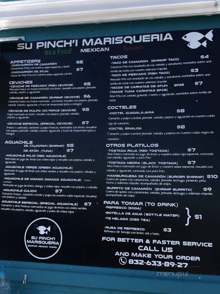 /30555914/Su-Pinch-i-Marisqueria-Menu-Houston-TX - Katy, TX