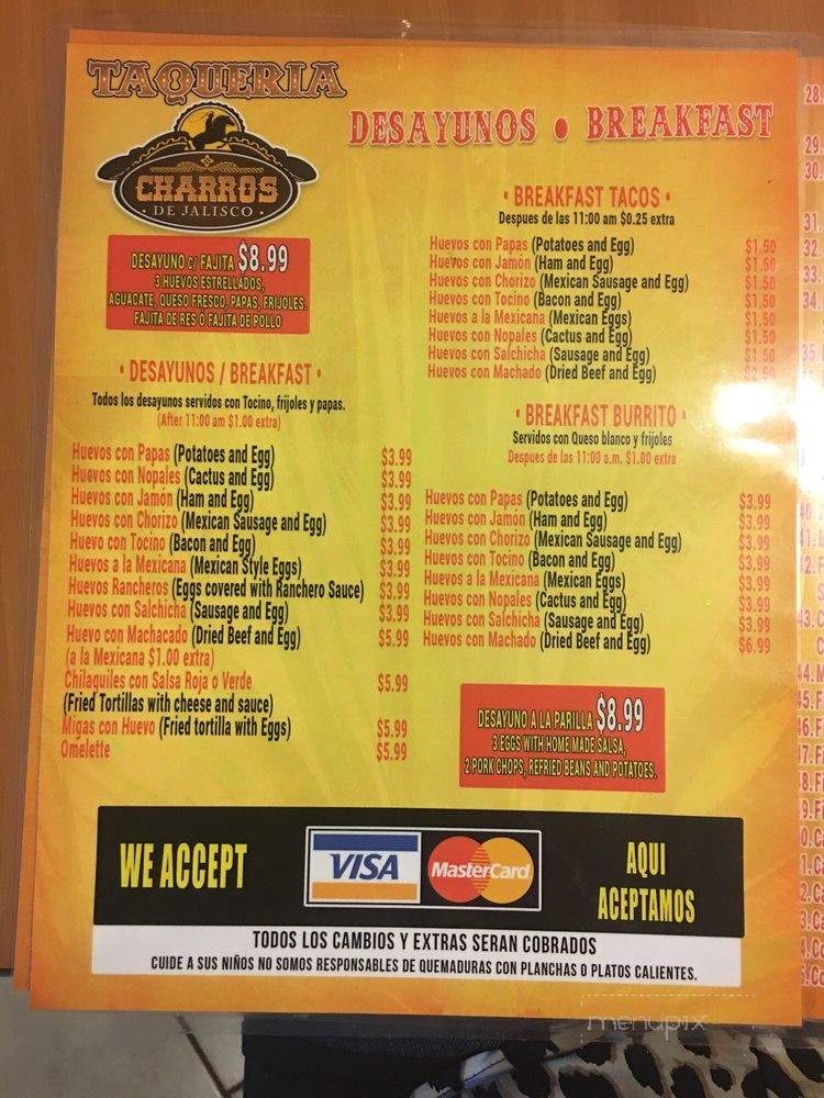 /31227189/Taqueria-Charros-De-Jalisco-Menu-Pasadena-TX - Pasadena, TX