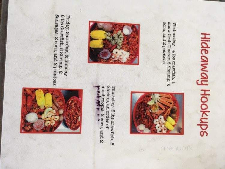 Crawfish Hideaway - Baytown, TX menu_pic