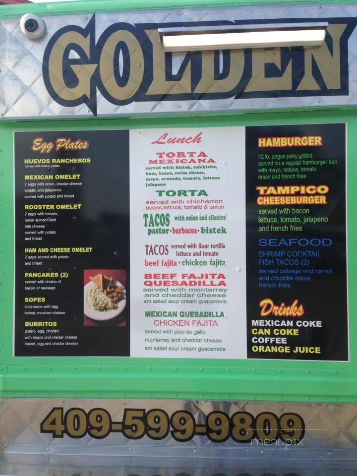 Golden Rooster Taqueria - Galveston, TX menu_pic