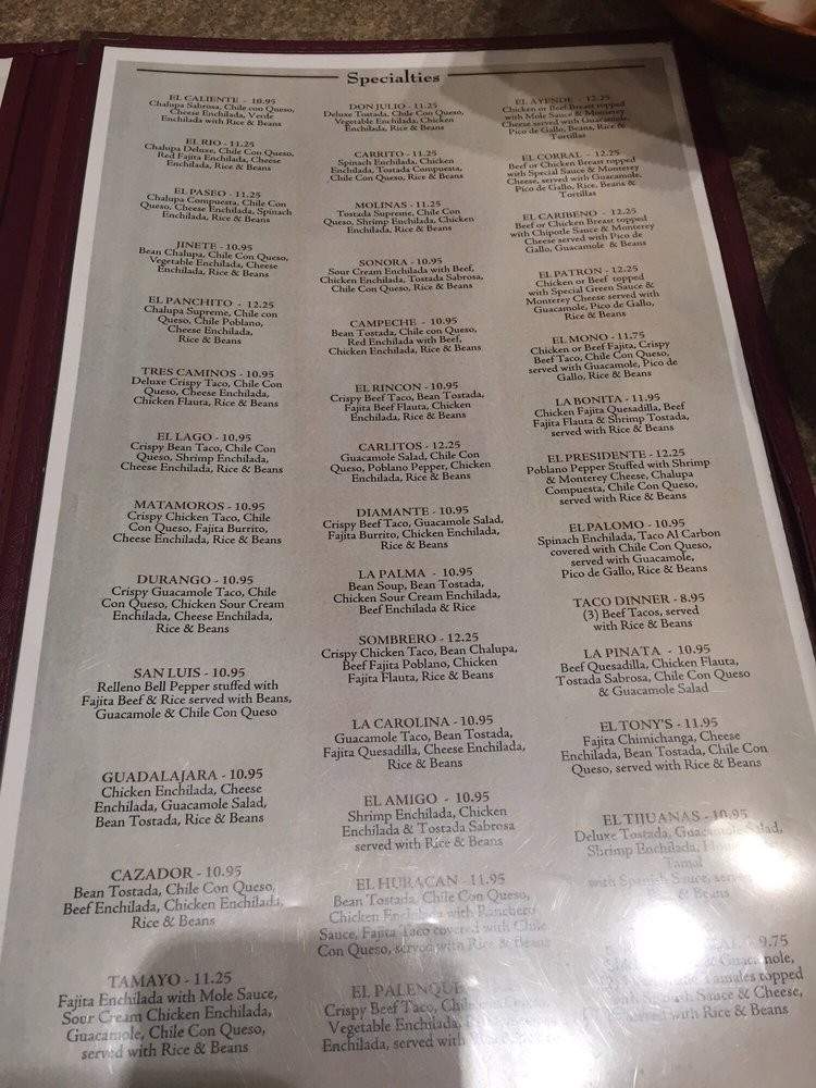El Dorado - League City, TX menu_pic