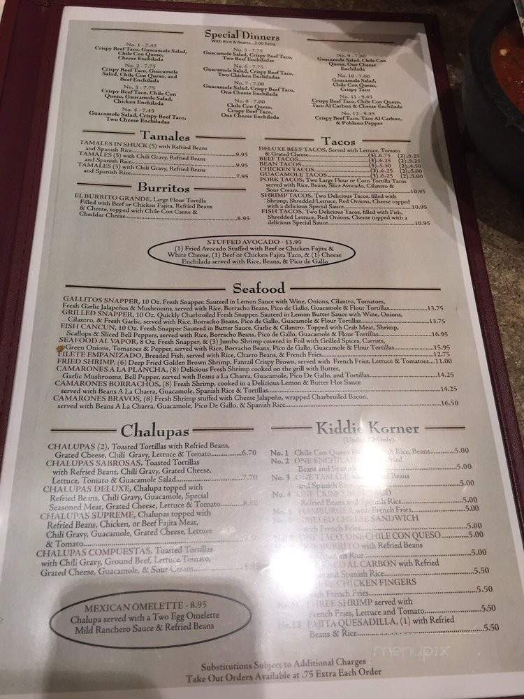 El Dorado - League City, TX menu_pic