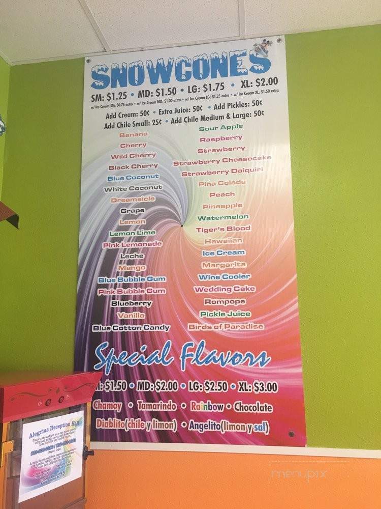 /30082357/Mickeys-Snow-World-South-Menu-Houston-TX - South Houston, TX