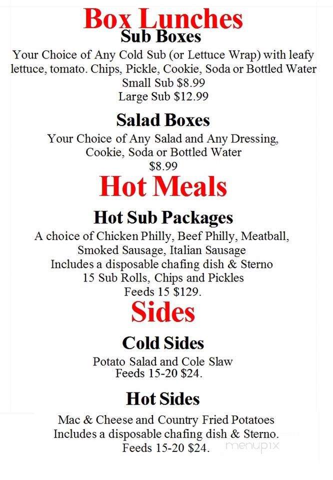 Alamo Subs - Webster, TX menu_pic