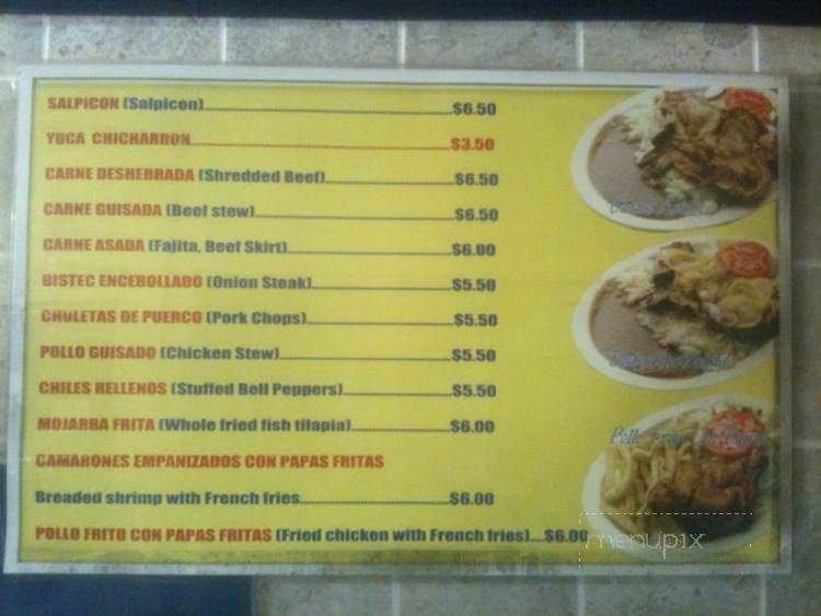 Ricas Pupusa El Salvador - Port Arthur, TX menu_pic