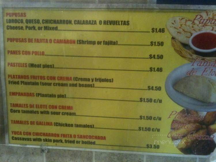 Ricas Pupusa El Salvador - Port Arthur, TX menu_pic