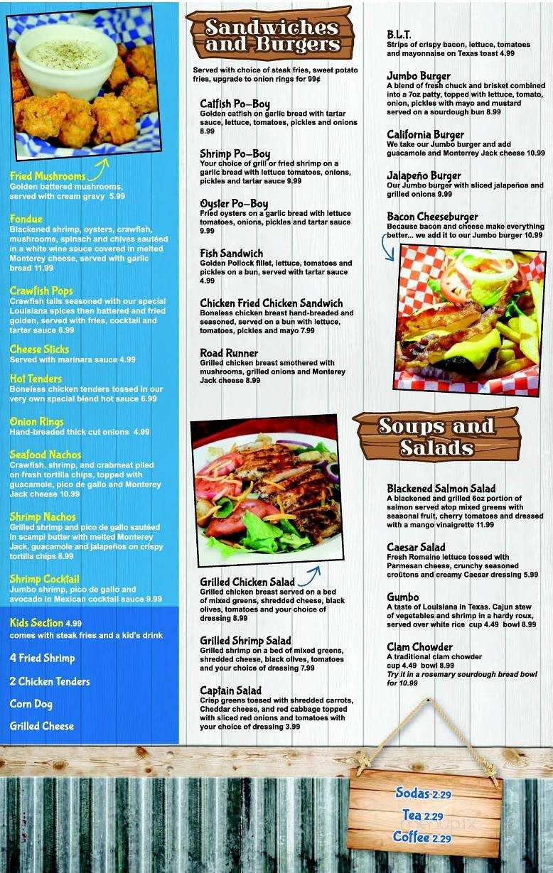 Gulf Coast Fish House - San Antonio, TX menu_pic