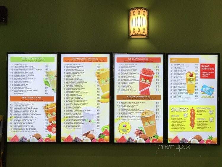 Tea Time - San Antonio, TX menu_pic