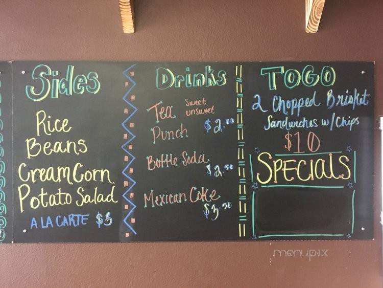 El Monte BBQ - San Antonio, TX menu_pic