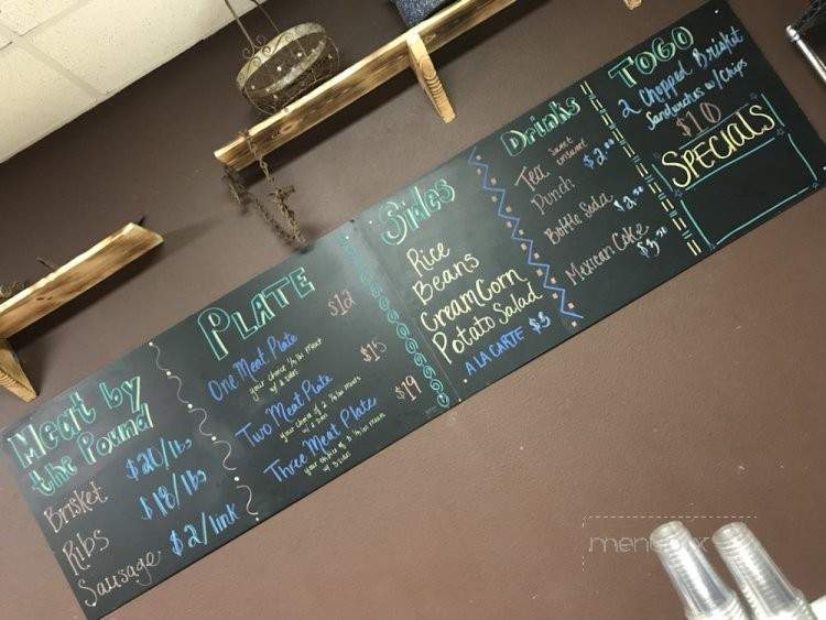 El Monte BBQ - San Antonio, TX menu_pic