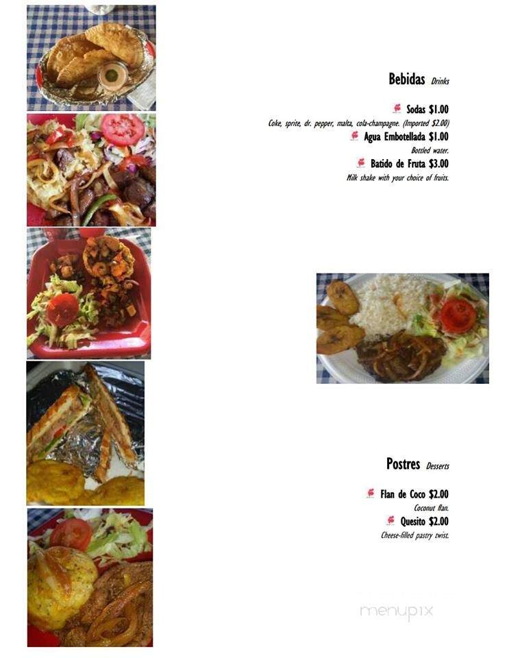 Sazon Caribe - Converse, TX menu_pic