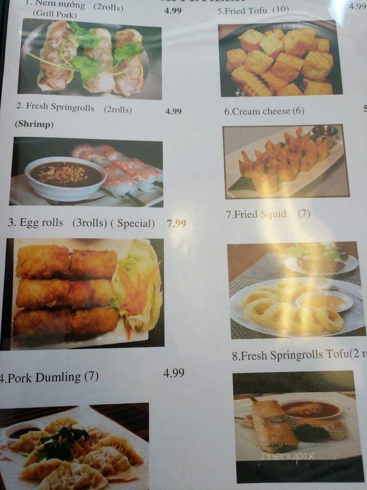 Pho Tommy - San Antonio, TX menu_pic