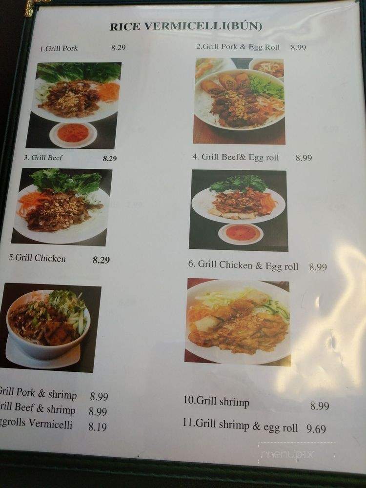Pho Tommy - San Antonio, TX menu_pic