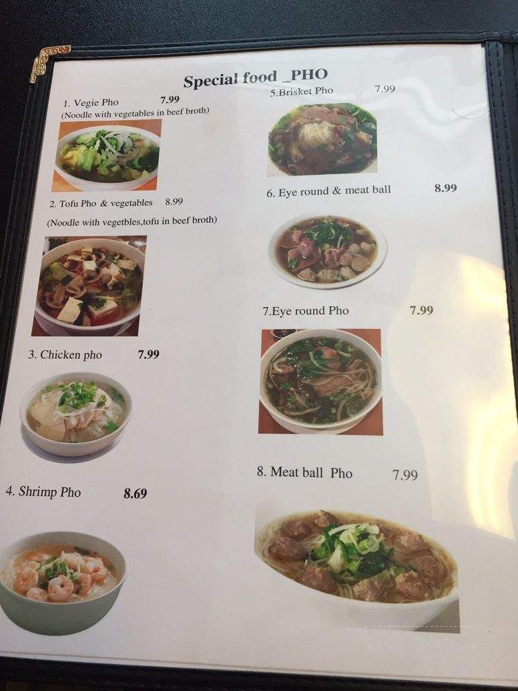 Pho Tommy - San Antonio, TX menu_pic
