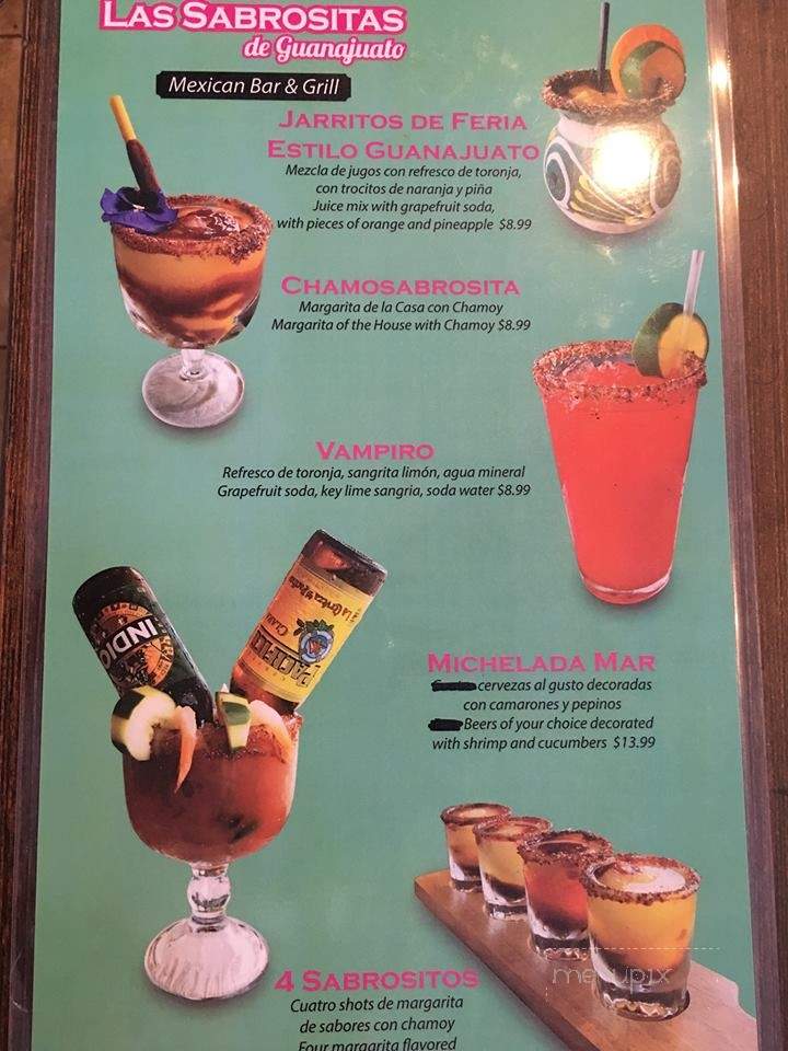 Las Sabrositas De Guanajuato - San Antonio, TX menu_pic