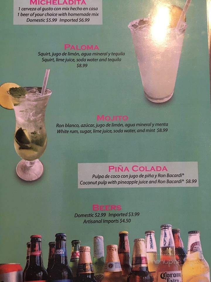 Las Sabrositas De Guanajuato - San Antonio, TX menu_pic